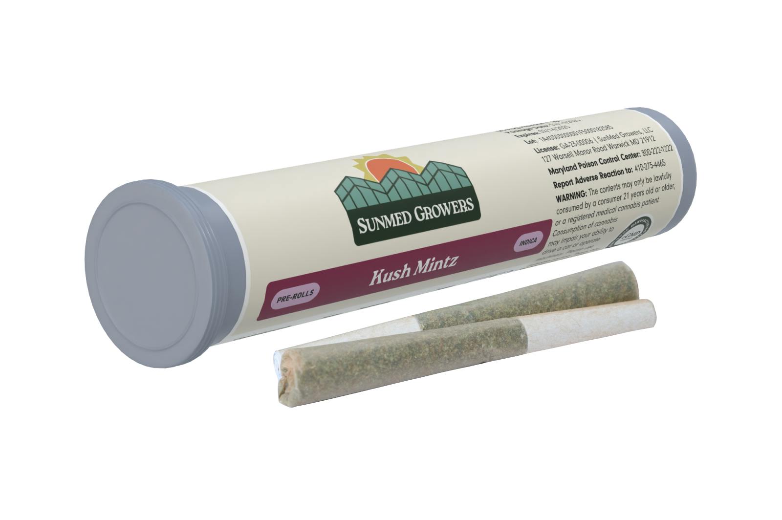 SunMed Growers - Kush Mintz Pre Roll 0.5g/2 Pack - 1