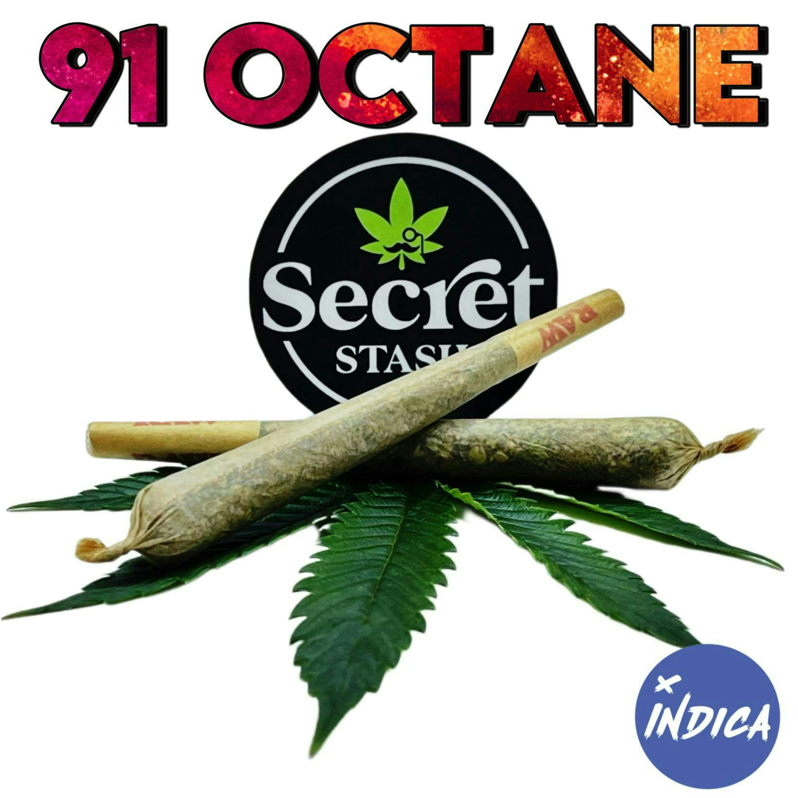 Secret Stash - Secret Stash | Full Bud Pre Roll | 91 Octane | 1.2g - 1