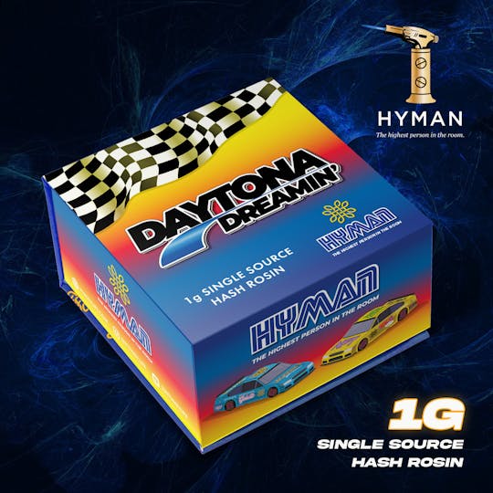 HYMAN - Daytona Dreamin | 1G Single Source Hash Rosin | HYMAN | MED - 1