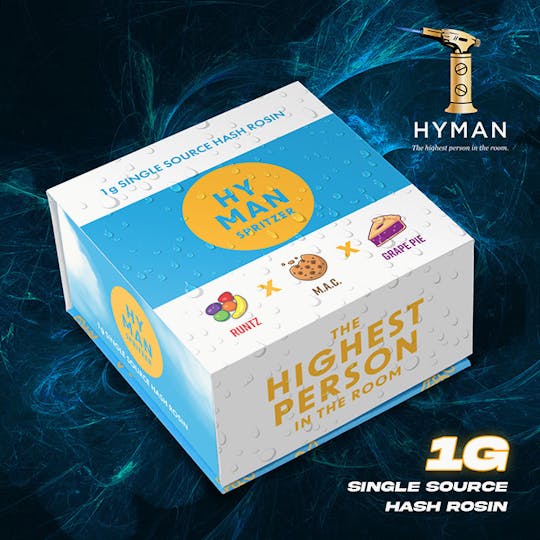 HYMAN - Spritzer | 1G Single Source Hash Rosin | HYMAN | MED - 1