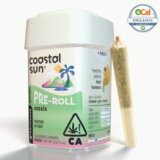 Coastal Sun - Oasis Greenhouse 0.35g Pre-Roll 10pk 3.5g - 1