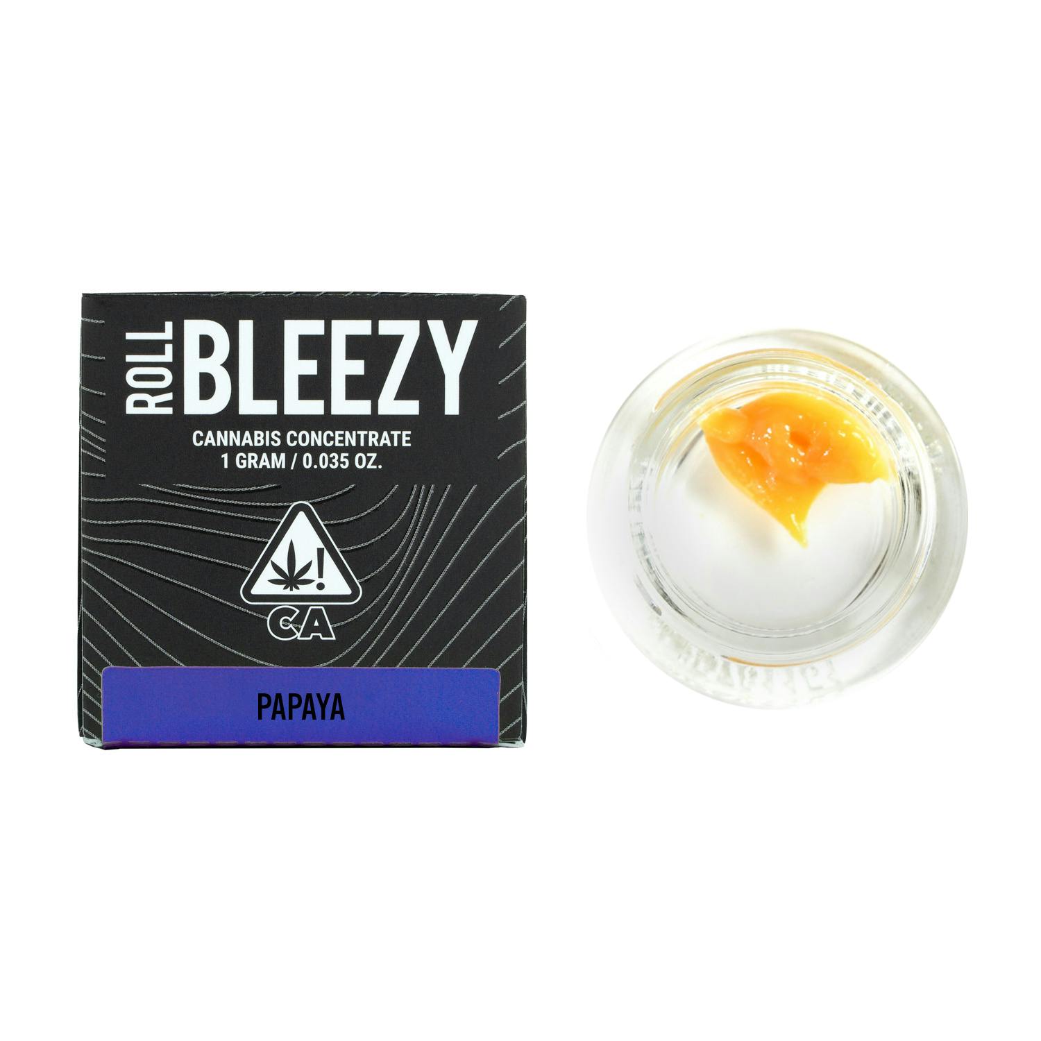 Roll Bleezy - Papaya 1g Budder - 1