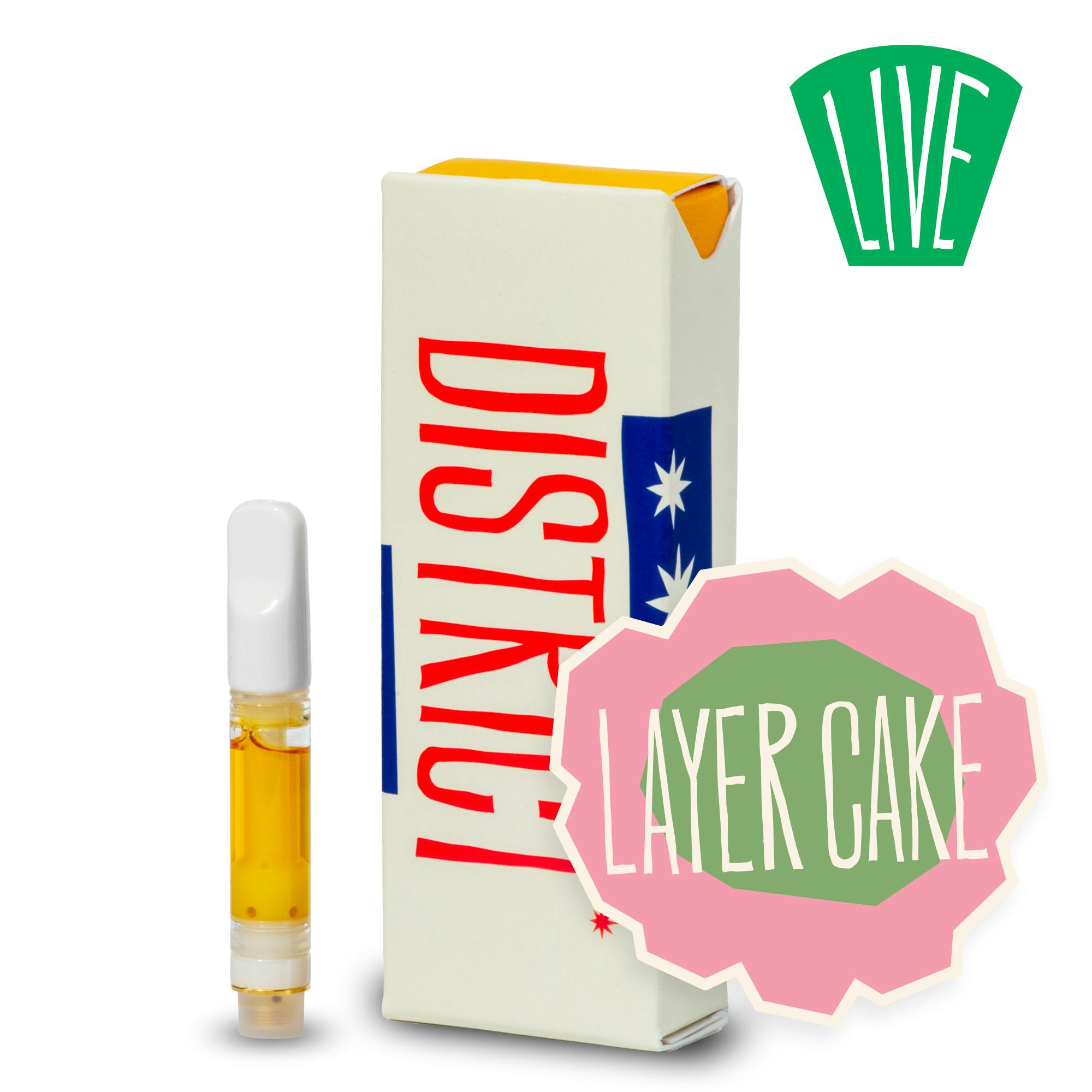 District Cannabis - Layer Cake Live Resin Vape Cart - 1