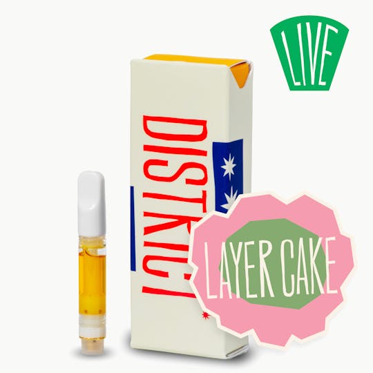 District Cannabis - Layer Cake Live Resin Vape Cart - 1