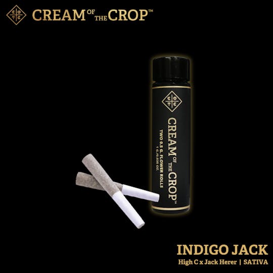Cream of the Crop - Indigo Jack | 2 x 0.5g Premium Flower Prerolls - 1
