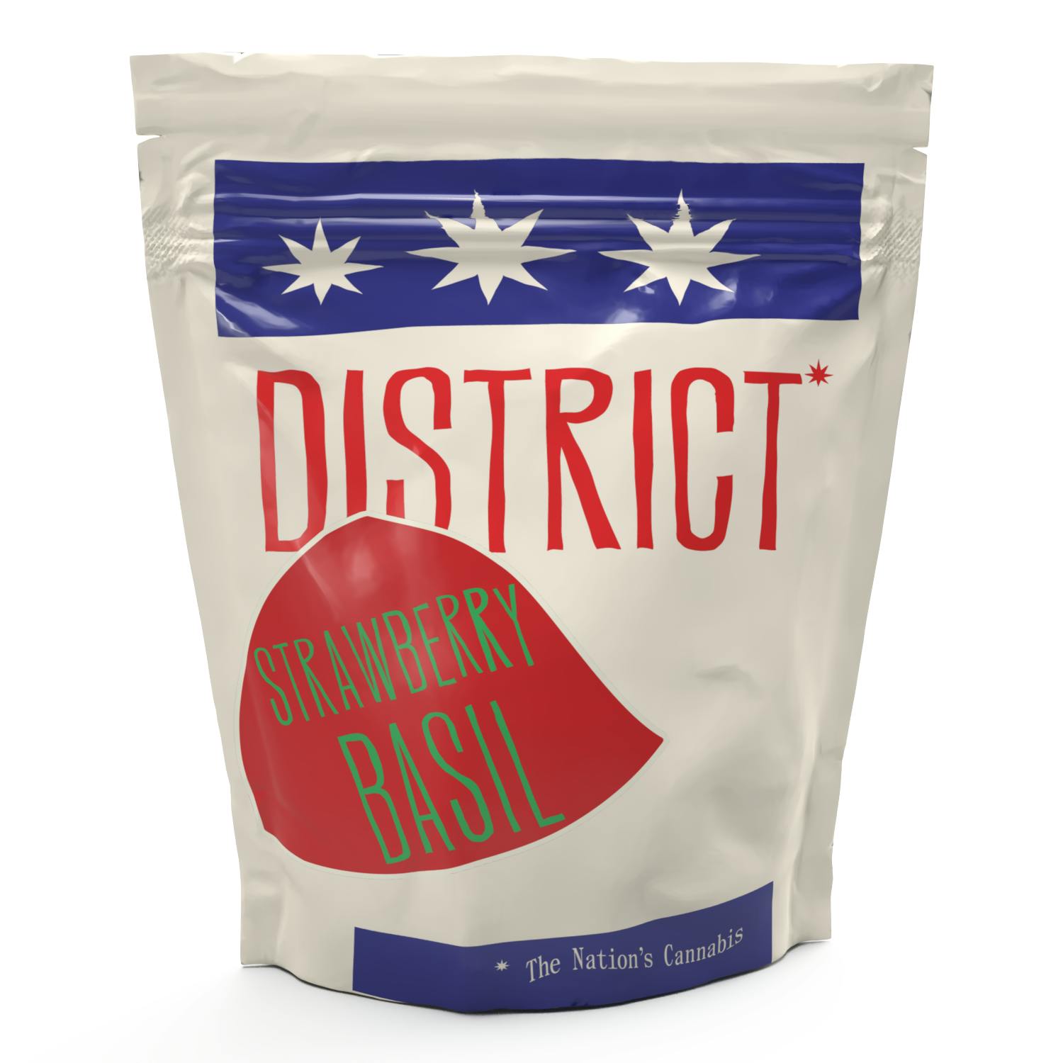 District Cannabis - Strawberry Basil Chewable Troche - 20mg THC - 1