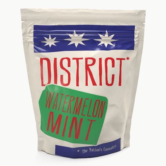 District Cannabis - Watermelon Mint Chewable Troche - 10mg THC - 1