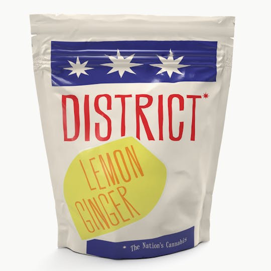 District Cannabis - Lemon Ginger Lozenge - 10mg THC - 1