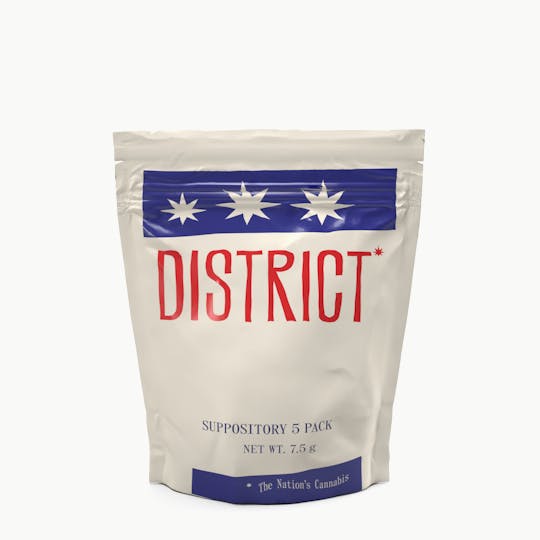 District Cannabis - Suppositories - 25mg THC - 1