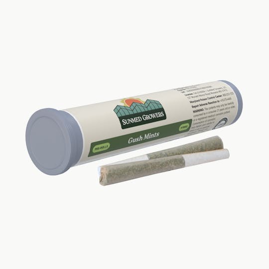 SunMed Growers - Gush Mints Pre Roll 0.5g/2 Pack - 1