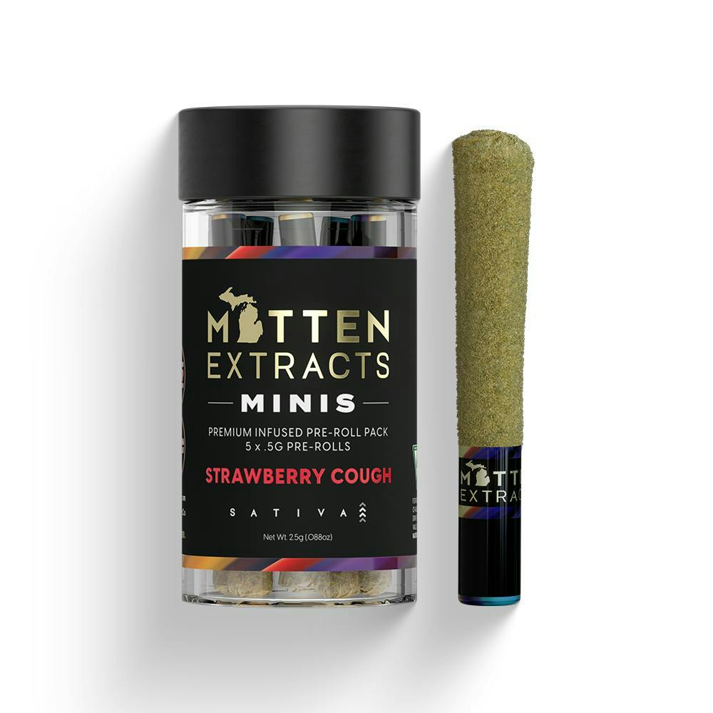 Mitten Extracts - Mitten Extracts | Strawberry Cough | Infused Minis | 2.5g | 5pk - 1