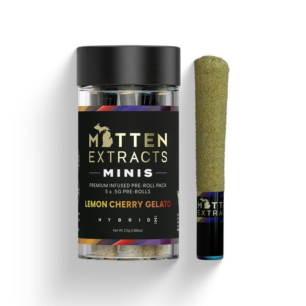 Mitten Extracts - Mitten Extracts | Lemon Cherry Gelato | Infused Minis | 2.5g | 5pk - 1