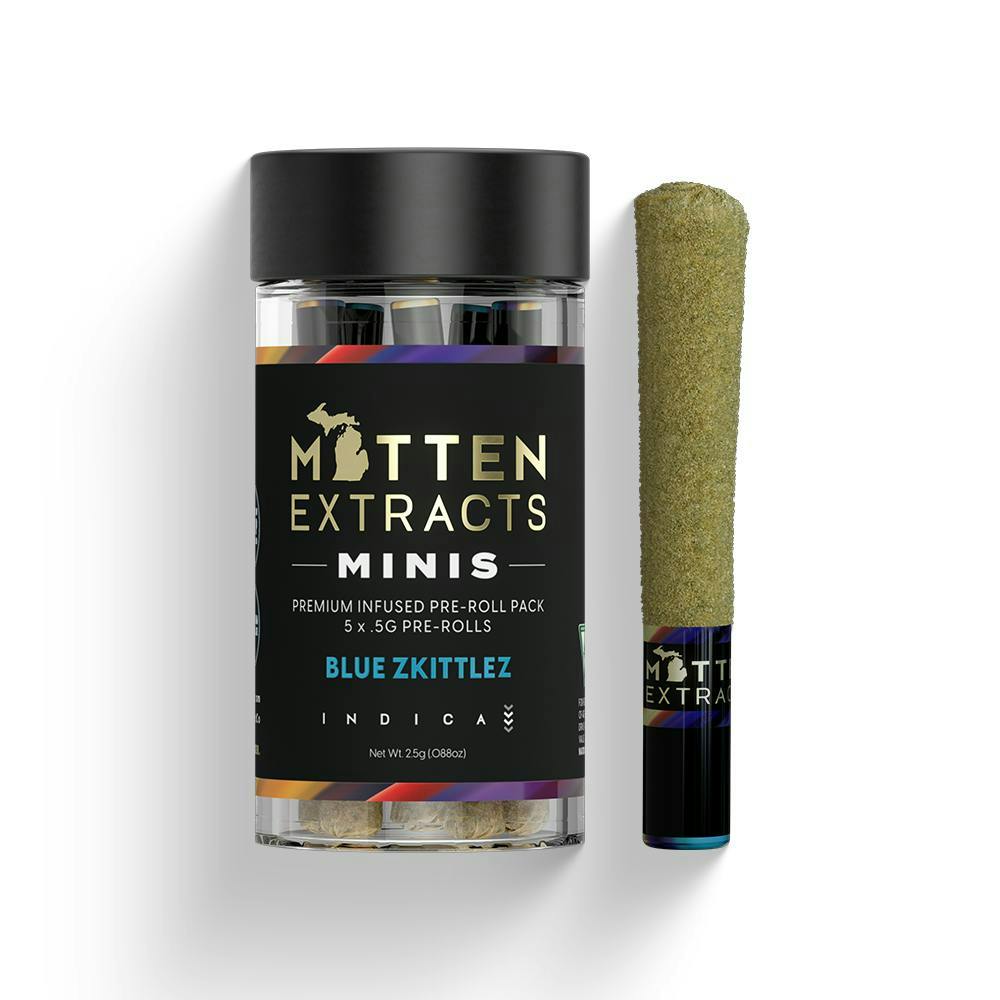 Mitten Extracts - Mitten Extracts | Blue Zkittlez | Infused Minis | 2.5g | 5pk - 1