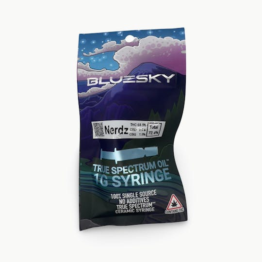Indico - Nerdz 1g TSO Syringe - Blue Sky - 1