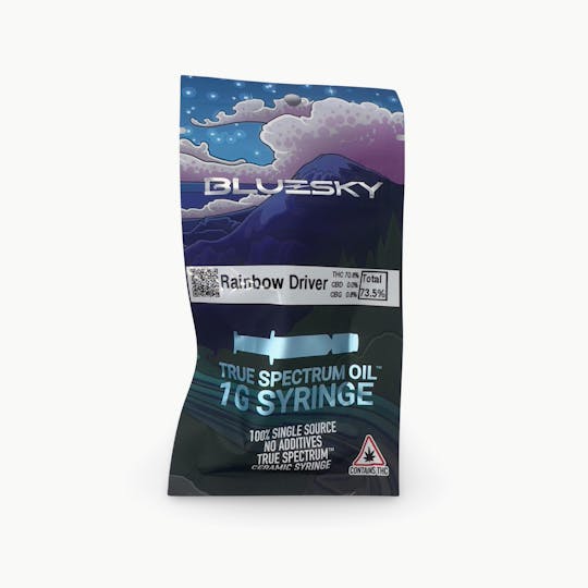 Indico - Rainbow Driver 1g TSO Syringe - Blue Sky - 1