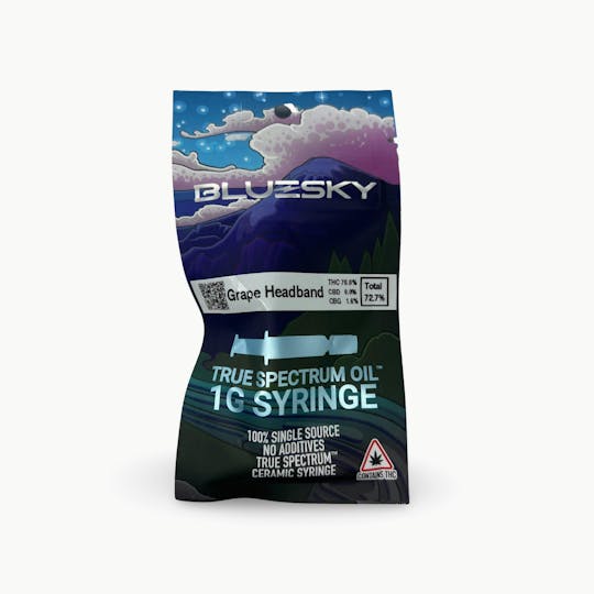 Indico - Grape Headband 1g TSO Syringe - Blue Sky - 1