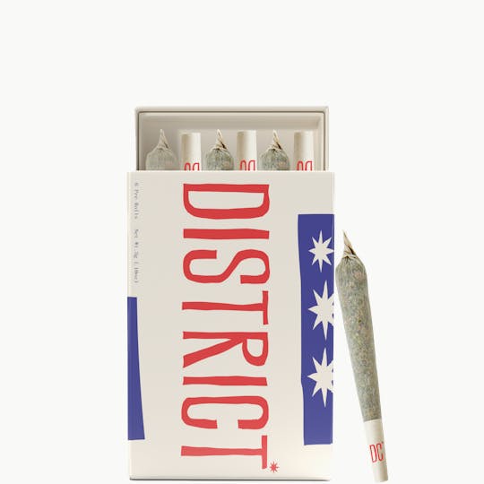 District Cannabis - Lemon Pastries Pre-Roll Pack 6ct - 1
