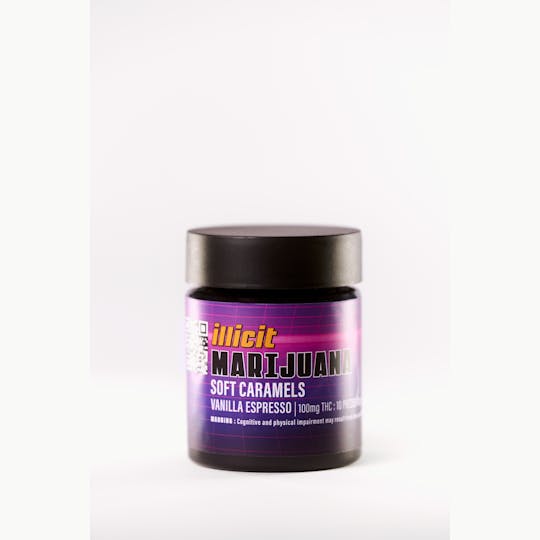 ILLICIT - Vanilla Espresso Soft Caramels 100mg - 1