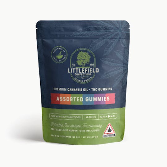 Littlefield Confections - Assorted THC Gummies 10mg/pc 50mg Total - 1