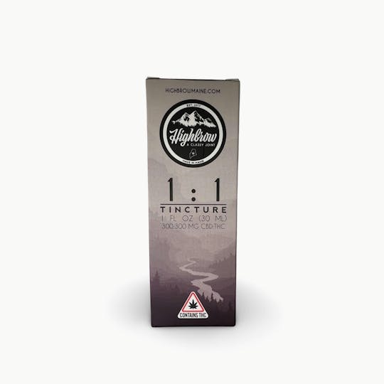 Indico - 1:1 THC/CBD Tincture - Highbrow - 1