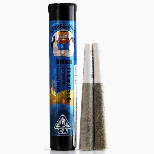 Strong John Extracts - Mazlo x Fatso Infused Pre Roll - 2pk - 1