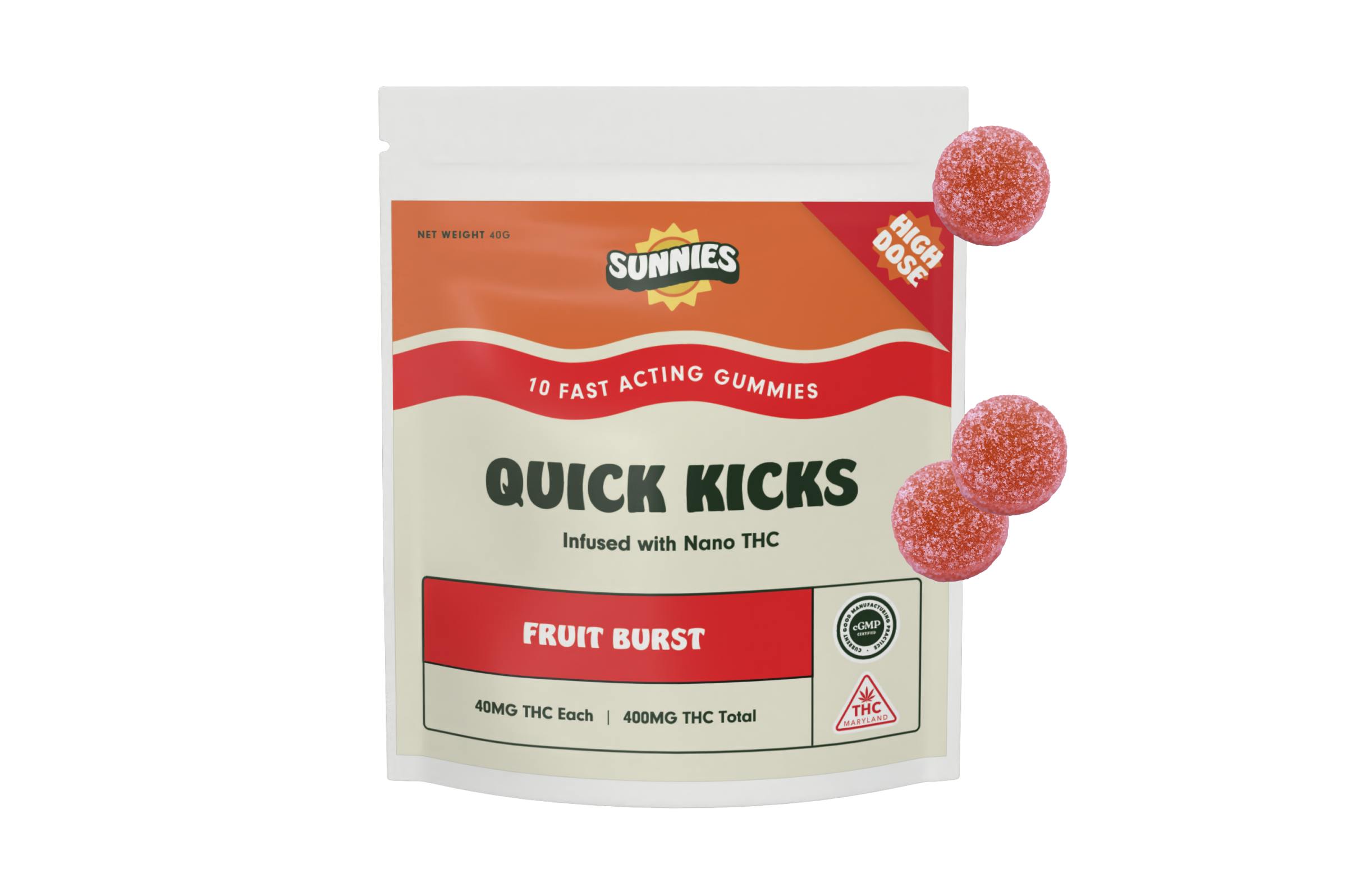 SunMed Growers - Fruit Burst Nano Gummies 400mg - 1