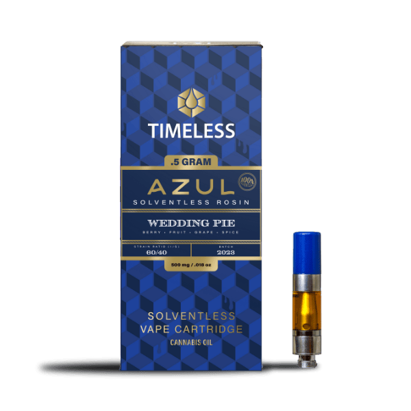 Timeless Vapes - Wedding Pie | AZUL Live Rosin Cartridge | 0.5g - 1