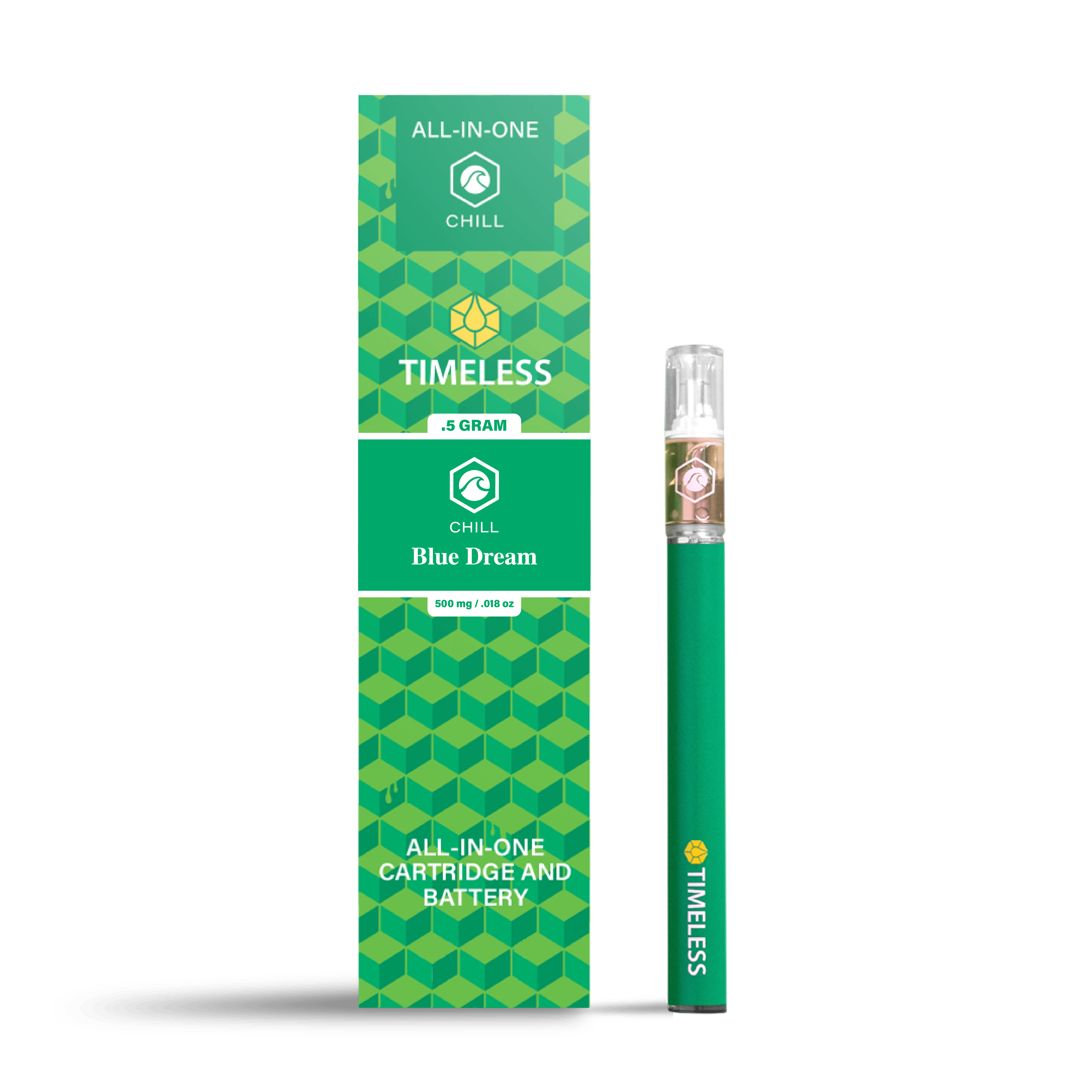 Timeless Vapes - Blue Dream | CHILL Disposable | 0.5g - 1