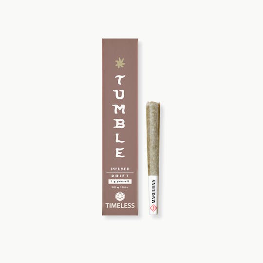 Timeless Vapes - Tumble Blackberry Kush 1g Infused Pre Roll - 1