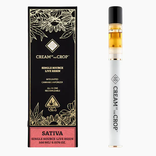 Cream of the Crop - Georgia Peaches | Live Resin All-In-One Vape | 0.5g - 1