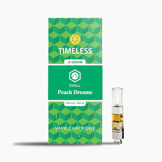 Timeless Vapes - Peach Dreams | CHILL Cartridge | 0.5g - 1