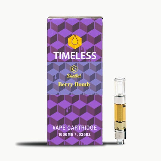Timeless Vapes - Timeless Berry Bomb 1000mg Vape Cartridge (Rest) - 1