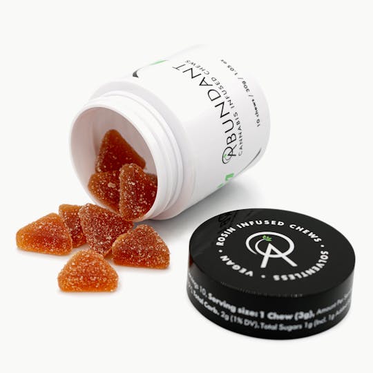 Abundant Organics - Strawberry Rosin Chews - 100mg - 1