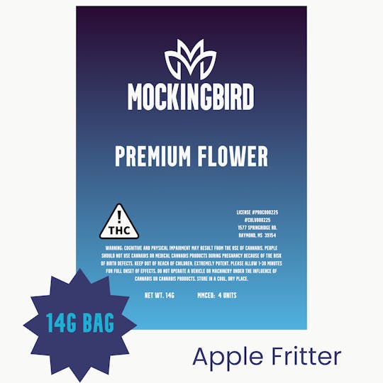 Mockingbird - Mockingbird Premium Flower: Apple Fritter 14g bag - 1