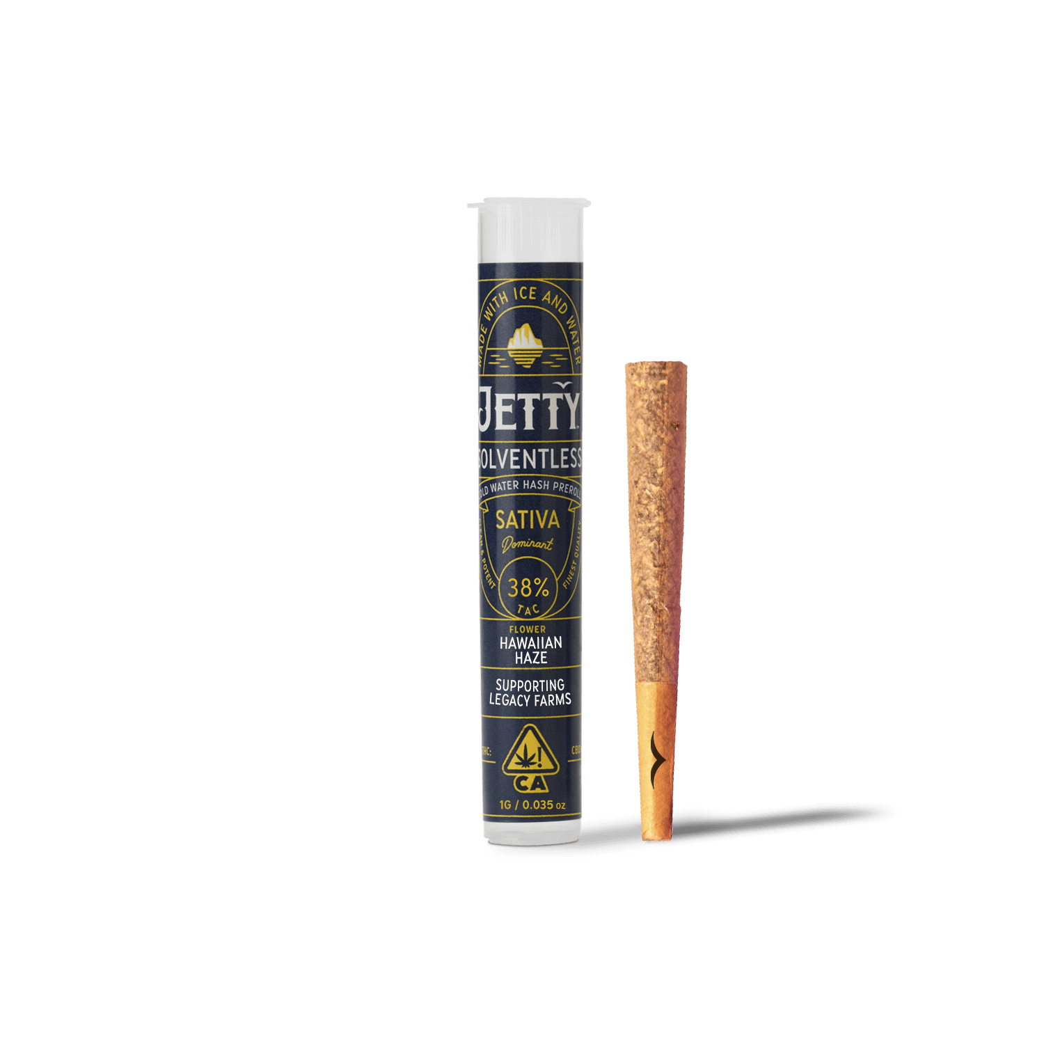 Jetty Extracts - Hawaiian Haze | Live Rosin Infused Joint | 1g - 1