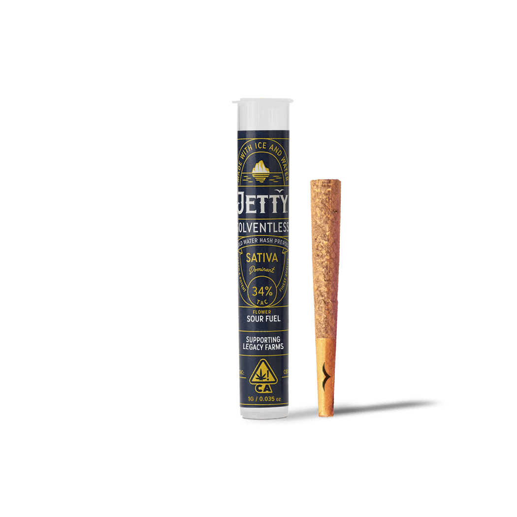 Jetty Extracts - Sour Fuel | Live Rosin Infused Joints | 1g - 1