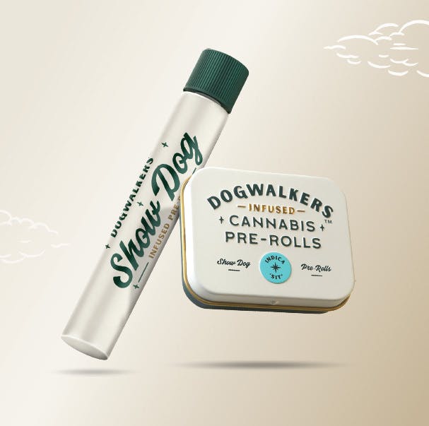 Dogwalkers - Dogwalkers .45g Show Dog Pre Rolls (5pk) | Strawberry Banana - 1