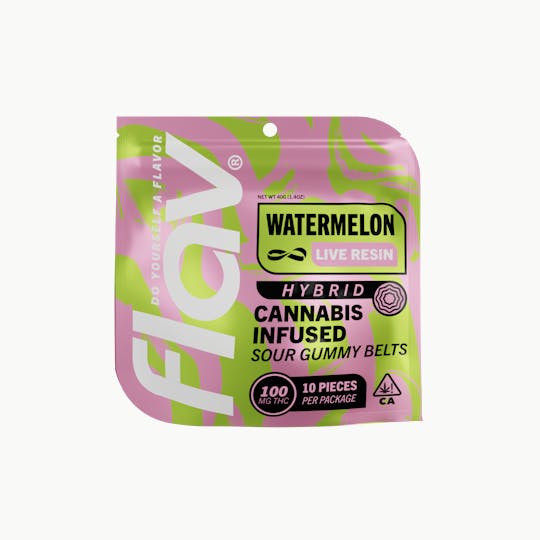 Flav - Candy - Belt - 100mg - Live Resin - Watermelon - Hybrid - 1