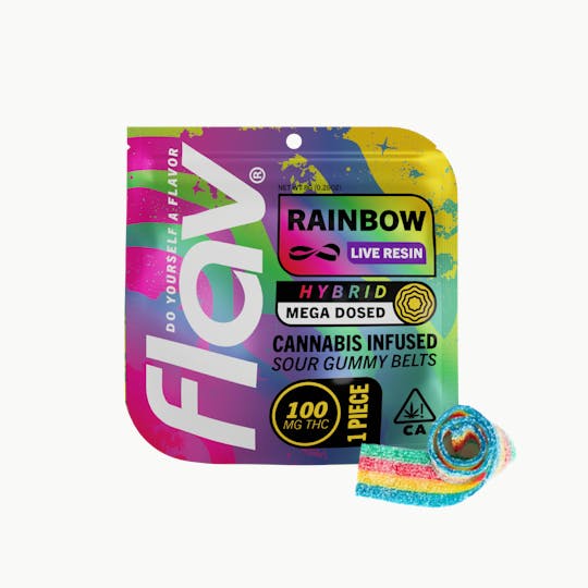 Flav - Candy - Macro Belt - 100mg - Live Resin - Rainbow - Hybrid - 1