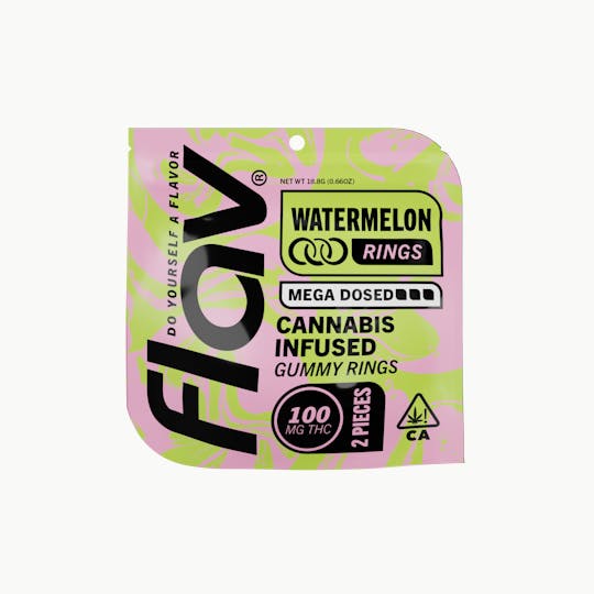 Flav - Candy - Macro Ring - 100mg - Distillate - Watermelon - 1