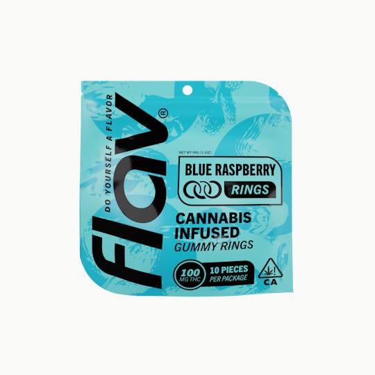 Flav - Candy - Ring - 100mg - Distillate - Blue Raspberry - 1