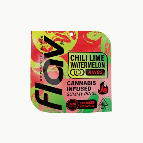 Flav - Candy - Ring - 100mg - Distillate - Chili Lime Watermelon - 1