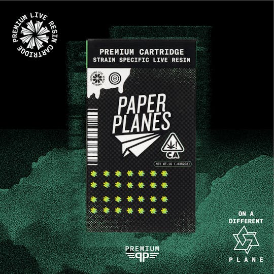 Paper Planes Extracts - Airheadz | 1 g | Live Resin Vape Cartridge - 1