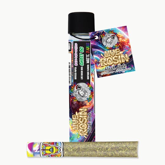 Lift Tickets - White Zlushi x Ghost OG x Mendo Purp Zkittlez -GlassTipLiveRosinPreRol1.75g - 1