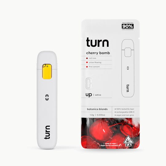 turn - 1.0g AIO | cherry bomb | botanica blends | up | - 1