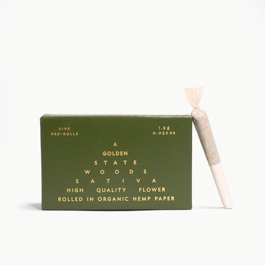 A Golden State - Woods (Sativa) - 1.5g Pre-Rolls - 1