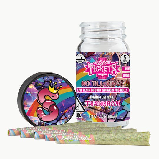 Lift Tickets - Trainwreck - 0.5g Infused Pre Roll Multipack (5) - 1