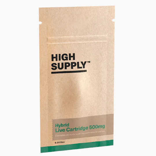 High Supply - Banana Roll 500mg Live Resin Vape Cart - 1
