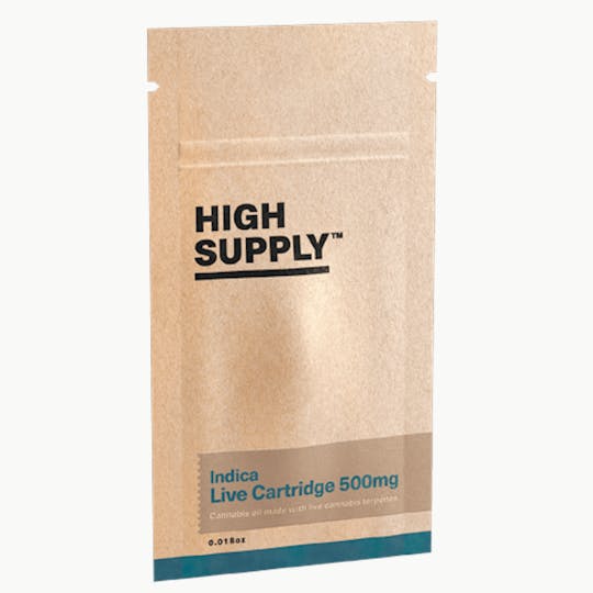High Supply - Blue Gelato Cookies 500mg Live Resin Vape Cart - 1