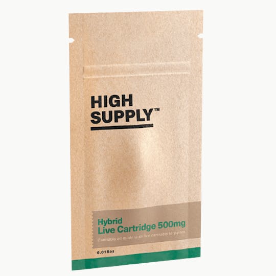 High Supply - Blueberry Headband 500mg Live Resin Vape Cart - 1